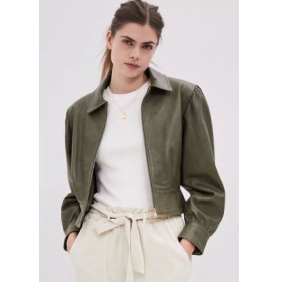 New LAMARQUE
Karry Cropped Leather Jacket  - Picture 1 of 8
